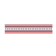 thumbnail image 1 of Lzobxe Independence Day Table Runner Flag Patterned Red White Blue Tablecloth, 4th Of July Rectangular Outdoor Table Decoration for Patriotic Celebrations, 1 of 8