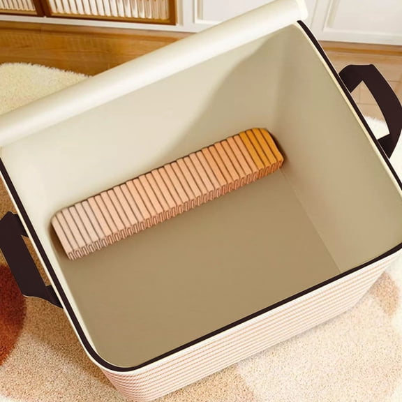 Lzobxe Large Capacity Organizers and Storage Bags with Zippers, Lids and Handles, Portable and Collapsible Storage Cube Basket for Home, Bedroom