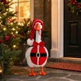 thumbnail image 1 of Lzobxe Lawn Goose Costume Garden Christmas Gooses Clothes for 23" Cement or Plastic Statue, Yard Garment Set for Patio Front Porch Decor, 1 of 8