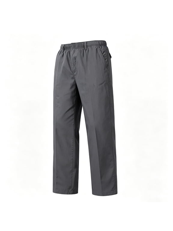 Mens Pants Elastic Performance Woven Stretch,Size S-3XL