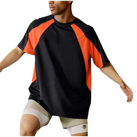 Lzobxe Mens T-Shirts Big and Tall Cotton Crew Neck Short Sleeve,Size S-3XL