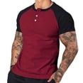 thumbnail image 1 of Lzobxe Mens T-Shirts Short Sleeve Summer Casual Pullover Pockets Summer Work Plain,Size S-2XL, 1 of 5