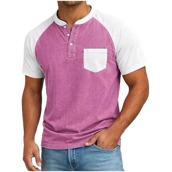 Lzobxe Mens T-Shirts Short Sleeve Summer Casual Summer with Pocket,Size S-5XL