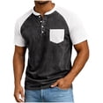 thumbnail image 1 of Lzobxe Mens T-Shirts Short Sleeve Summer Casual Summer with Pocket,Size S-5XL, 1 of 4
