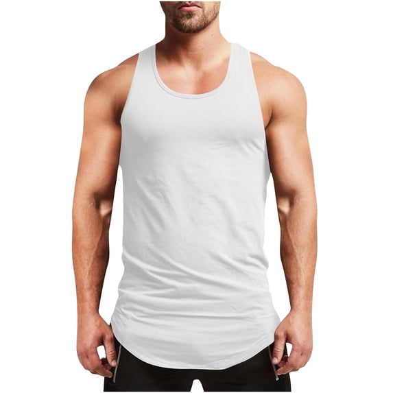 Lzobxe Mens Tank Top Undershirts Soft Ribbed A-Shirts,Sizes M-2XL