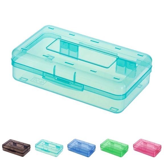 Lzobxe PP Plastic Pencil Box, Mint Green