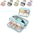thumbnail image 1 of Lzobxe Pencil Case Expandable Extra Large Pencil Pouch with Zipper, Soft and Portable Storage Organizer for Adults Men Women Office Essentials, 1 of 5