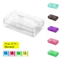 thumbnail image 1 of Lzobxe Pencil Case Plastic Large Capacity Pencil Boxes, Clear, 1 of 4