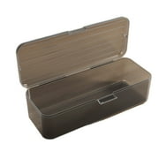 Lzobxe Plastic Pencil Case, Translucent Clear