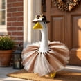thumbnail image 1 of Lzobxe Porch Goose Clothes, Outdoor Garden Gooses Clothes for Cement or Plastic Statue, Yard Costume Set for Patio Lawn Entrance Decoration, 1 of 7
