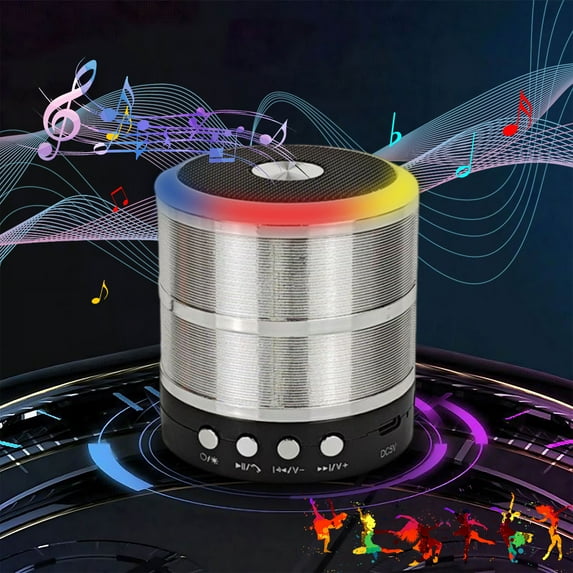 Lzobxe Portable Bluetooth Speakers Colorful Wireless Car Portable Payment High-power Outdoor Subwoofer Sound System