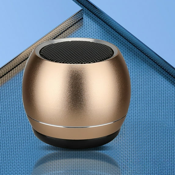 Lzobxe Portable Bluetooth Speakers Metal Bluetooth Speaker, Mini Speaker, Subwoofer Outdoor Portable Bluetooth Speaker, HIFI Sound Quality, Intelligent Noise Reduction
