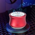 thumbnail image 1 of Lzobxe Portable Bluetooth Speakers Portable Bluetooth Speaker Wireless Small LED Lighting Aluminum Alloy Sound, 1 of 9