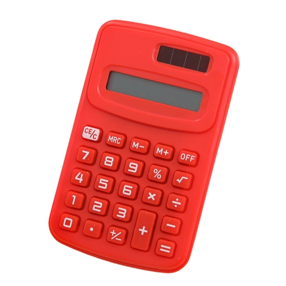 Lzobxe Scientific Calculator with LCD Display, Mini Digital Handheld Calculator with Solar Battery Dual Power, Pocket Calculators for Home and Office