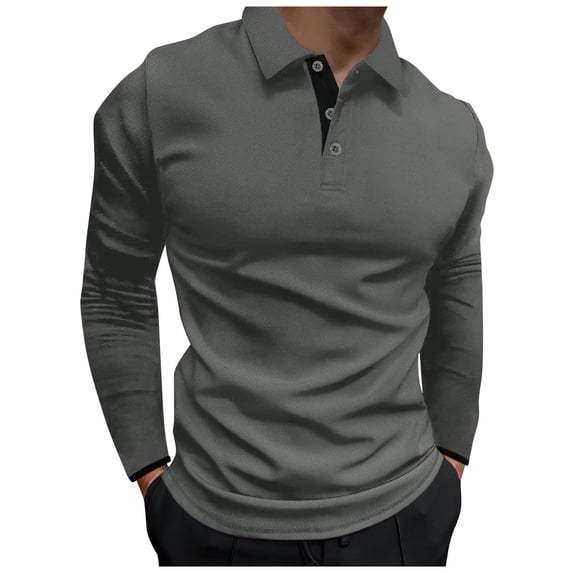 Lzobxe Shirts for Men Cotton Linen Long Sleeve Henley Casual Beach,Size S-2XL