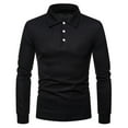 thumbnail image 1 of Lzobxe Shirts for Men Long Sleeve Dress Regular Fit Button down with Inner Contrast for Weddings Business,Size S-2XL, 1 of 7