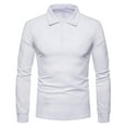 thumbnail image 1 of Lzobxe Shirts for Men Long Sleeve Dress Regular Fit Button down with Inner Contrast for Weddings Business,Size S-2XL, 1 of 7