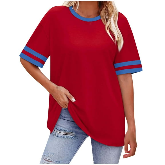 Lzobxe Shirts for Women Spring/Summer Product Solid Color Slant Collar Short Sleeve off Shoulder Strap T-shirt,Sizes S-2XL