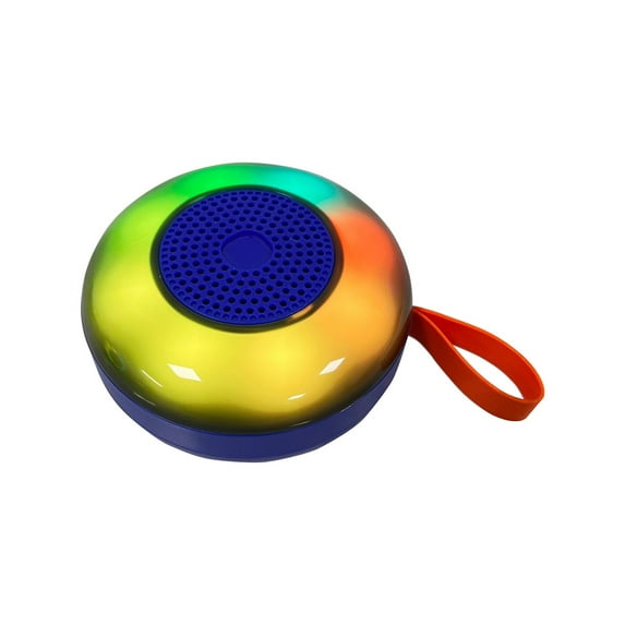 Lzobxe Speakers Bluetooth Wireless Enchanting Bluetooth Pendant Speaker Companion for Cycling Hiking with Colorful Lights Card Slot and Wireless Functionality Ideal Backpack Accessory