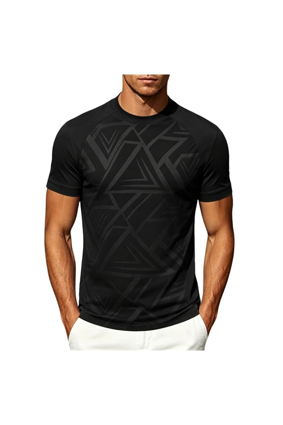 T Shirts for Man Athletic Shirts Quick-Dry Active Crew Neck Short Sleeve,Size S-3XL