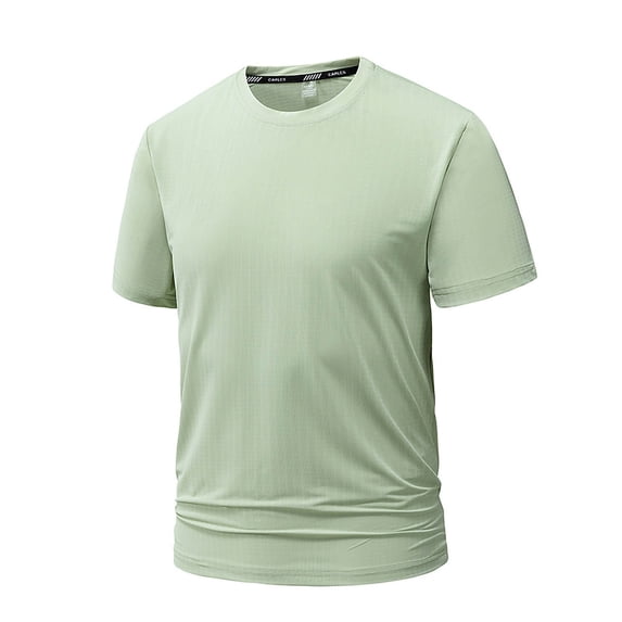 Lzobxe T Shirts for Man Casual Short Sleeve Henley Classic Fit Buttoned Placket Soft Waffle Knit,Size L-5XL