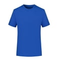 thumbnail image 1 of Lzobxe T Shirts for Man Plain Crew Neck Short Sleeve,Size S-5XL, 1 of 5