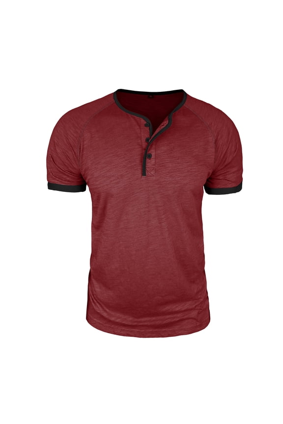 T Shirts for Man Raglan Short Sleeve Moisture Wicking,Size S-2XL