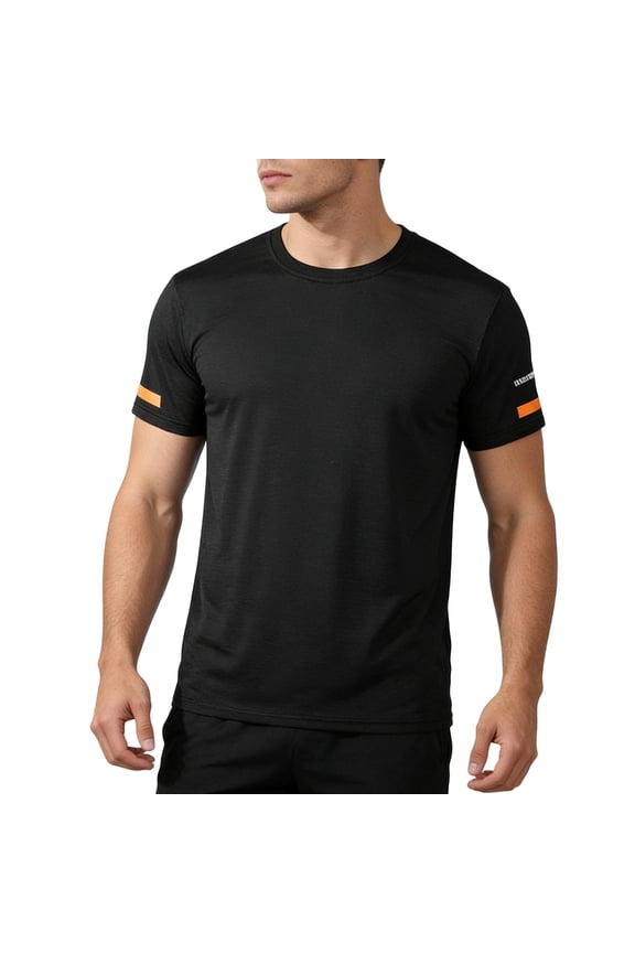 T Shirts for Man Ultra-Soft Garment Crewneck Oversized Solid Crew Neck Short Sleeve,Size M-5XL