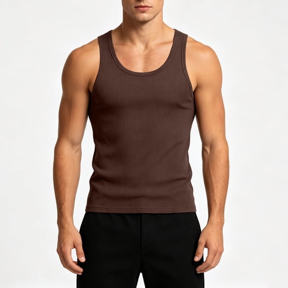 Lzobxe Tank Tops Men Sleeveless Slim Casual Basic Compression,Sizes L-4XL