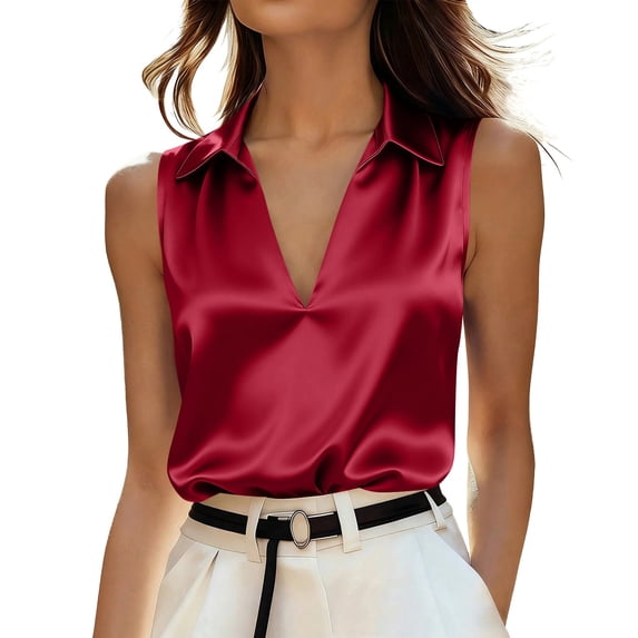 Lzobxe Tank Tops Sleeveless Collared Quick Dry Collared Sleeveless,Size S-3XL