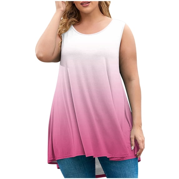 Lzobxe Tank Tops for Women Oversized Short Sleeved Loose Tank,Sizes L-5XL