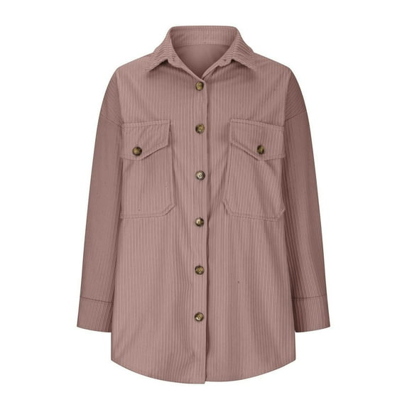 Lzobxe Winter Jackets for Women Casual Oversize Solid Color Fall/Winter Lapel Long Sleeve Coat Outwear Jackets,Sizes S-2XL