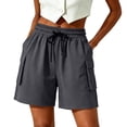 thumbnail image 1 of Lzobxe Womens Shorts Plus Size Casual Womens Plus Size with Pockets,Size S-2XL, 1 of 5