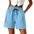 thumbnail image 1 of Lzobxe Womens Shorts Plus Size Casual Womens Plus Size with Pockets,Size S-2XL, 1 of 5