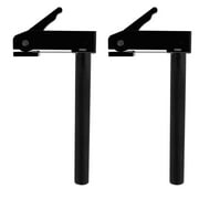 Lzvxtym 2Pcs Bench Clamp 19mm Aluminum Alloy Workbench Hole Clamp Set Adjustable Woodworking Table Hold Down Quick Clamp Woodworking Accessories for Workbench