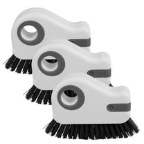 Lzvxtym 3Pcs Groove Cleaning Tools Window Groove Cleaning Brush Hard Bristle Window Track Cleaning Brush for Sliding Door Tracks