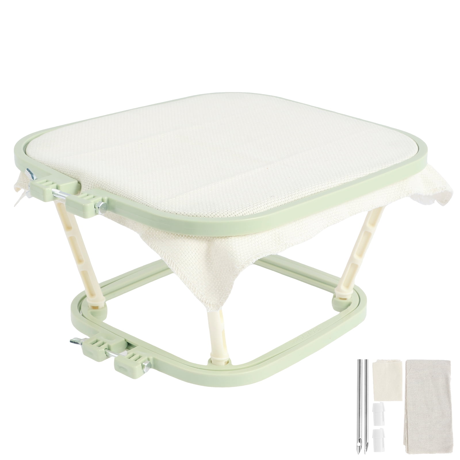 Lzvxtym Adjustable Embroidery Frame Lap Stand Versatile Needlework Lap