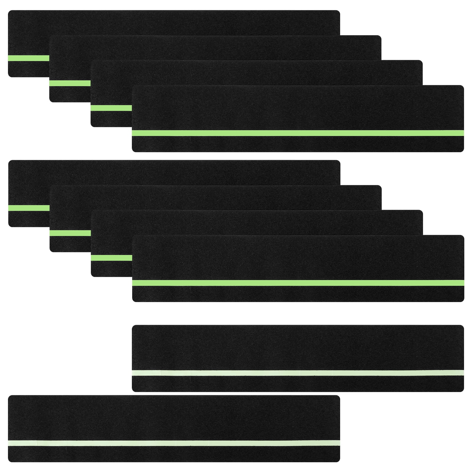 Lzvxtym Anti Slip Grip Tape,5/10 Pcs Non-slip Traction Tapes,Glow in The Dark Anti Slip Tape for Indoor or Outdoor Stair Tread Step, 5.9" x 30"