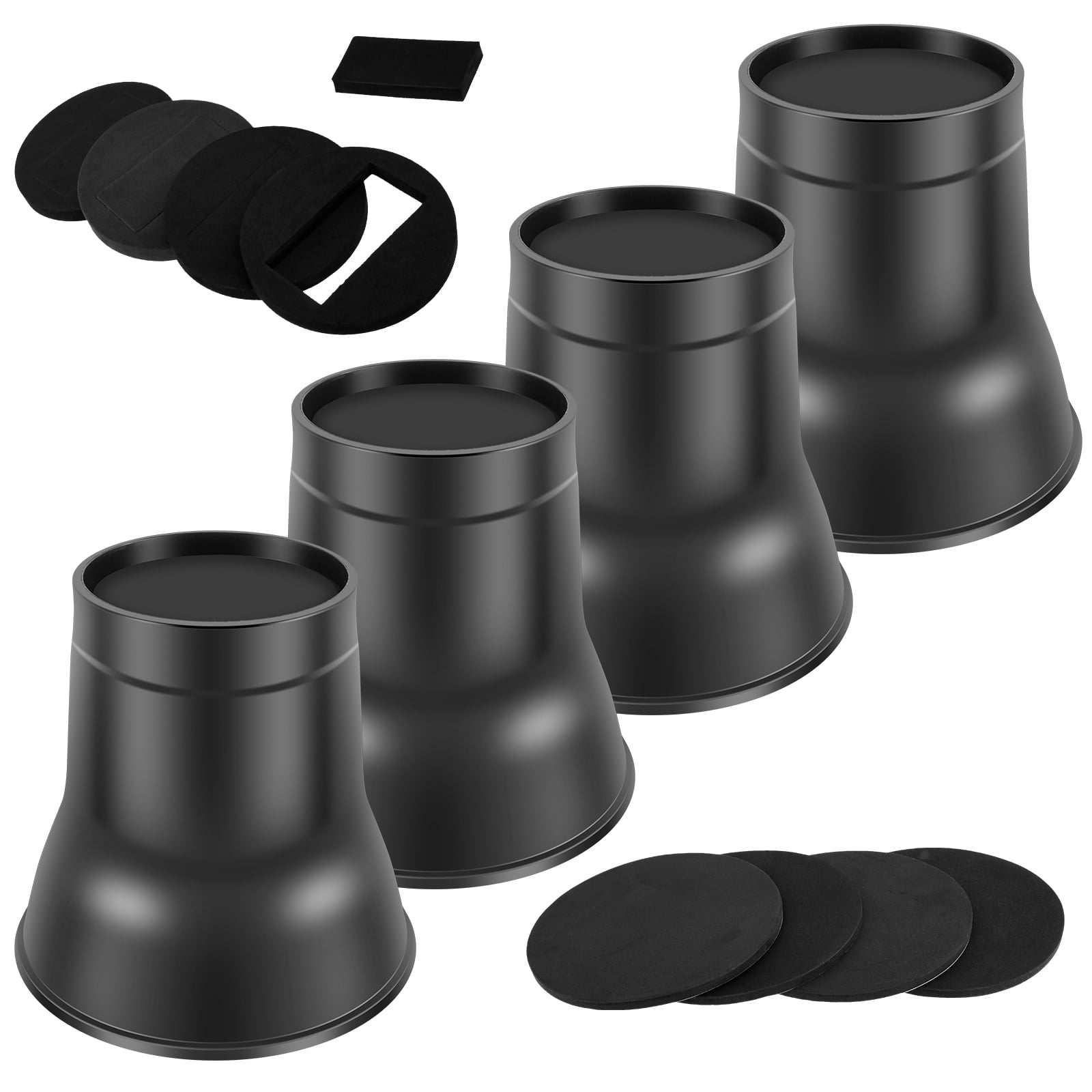 Lzvxtym Bed Risers Anti Slip Furniture Risers Stable Bed Raising Blocks ...