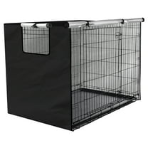Lzvxtym Dog Crate Cover Oxford Cloth Dog Cage Cover Waterproof Dog Kennel Cover Windproof Dog Kennel Cage Cover Pet Kennel Cover with Breathable Window for Dog Cage Wire Pet Crates