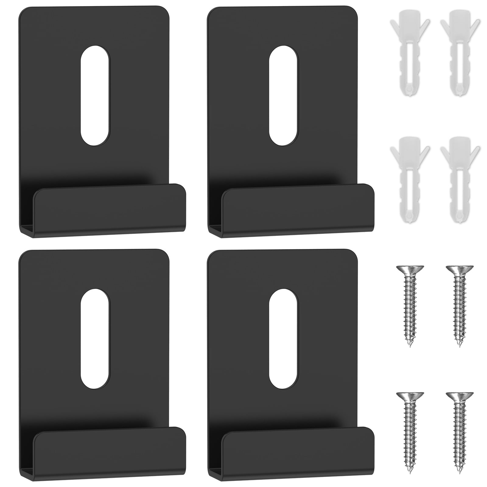 Lzvxtym Metal Mirror Clips for Wall Mounting Wide Channel Mirror Clips