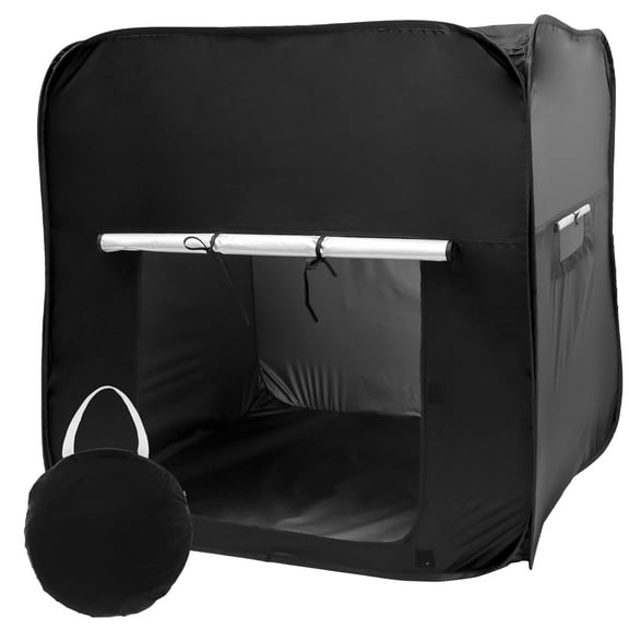 Lzvxtym Sensory Tent for Kids with Storage Bag Portable Sensory Pop Up Tent Foldable Pop Up Black Out Tent Lightweight Sensory Calming Hideout Home Calming Tent for Kids Black