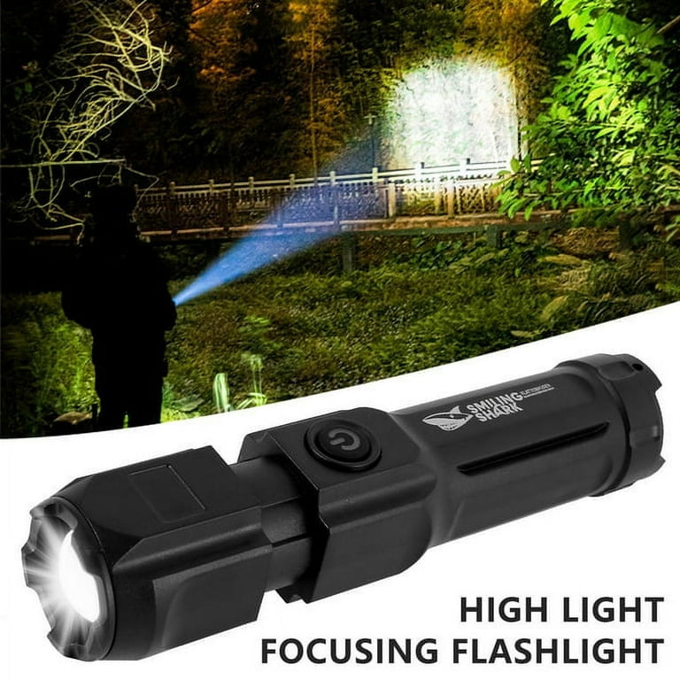 90000lm spotlight handheld t6 led flashlight 18650 rechargeable Lzvxtym Durable Tactical Flashlight, Large, Rechargeable, 90000LM LED,  Water Resistant, for Hiking Camping Emergency