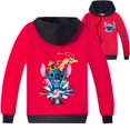 Lzzohi Lilo & Stitch ZipUp Hoodie for Kids Fun and Cozy Unisex