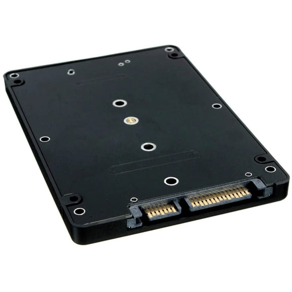 Toptekits M.2 to 2.5 inch SATA Enclosure Adapter,M.2 (NGFF) SSD to SATA III Hard Drive Enclosure,B and M Key SATA Converter to SATA 3.0 Card(M.2 to 2.5 inch SATA Enclosure Adapter)