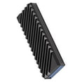 thumbnail image 1 of M.2 2280 Heat Sink For PC Enthusiasts Quick Install Setups Thermals Control, 1 of 9