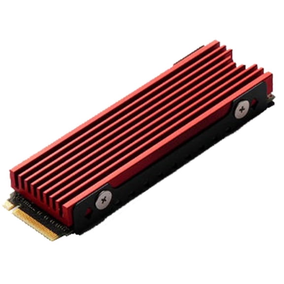 M.2 2280 NVMe Heatsink M.2 SSD Heatsink Cooling Pad Aluminum Dissipation with Thermal Pad for M2 2280 Ssd Red aluminum Red
