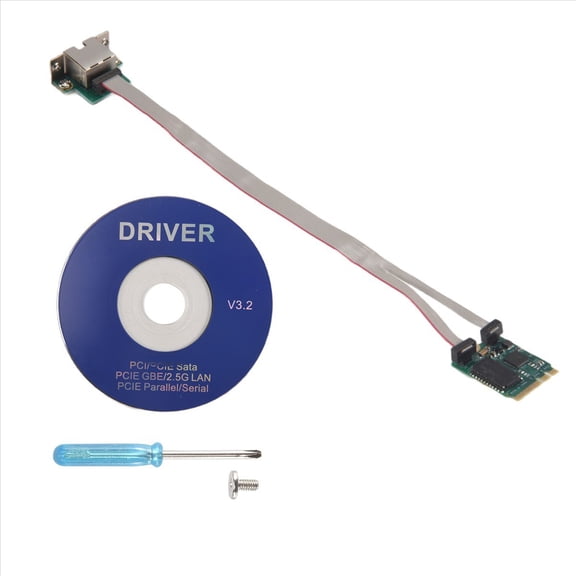 M.2 A+E 2.5G Ethernet Adapter 2.5G/1G/100M Multi-Gigabit M.2 Network Card 8125B COM