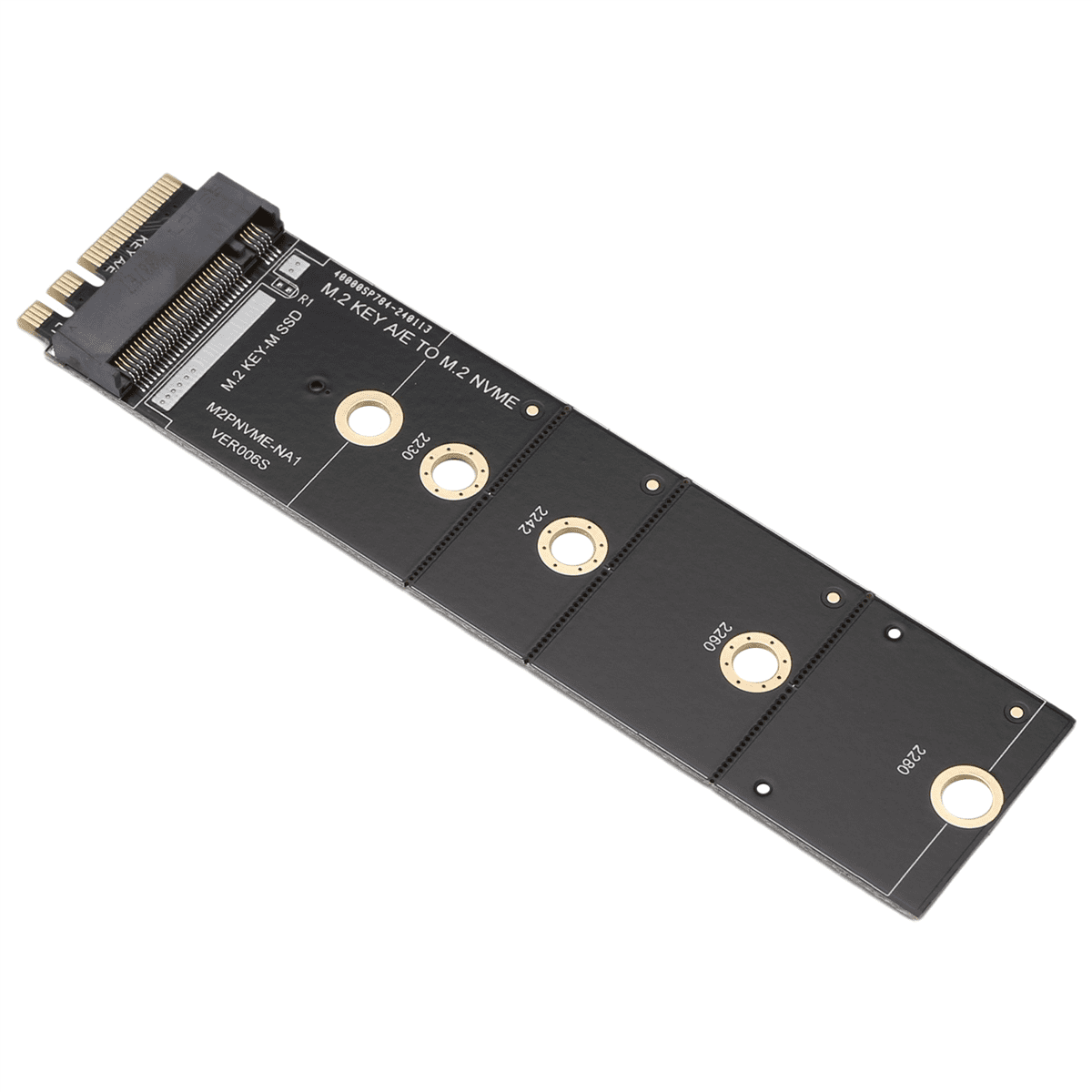 M.2 A+E KEY Slot To NVME Adapter Card NGFF KEY-M Expansion NVMe PCI ...