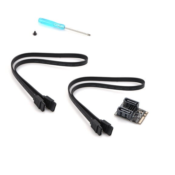 M.2 A+E Key To 2 Port SATA Extende Card M2 To Sata3.0 Expansion Key-A Key-E M.2 TAPDRA Spare Part